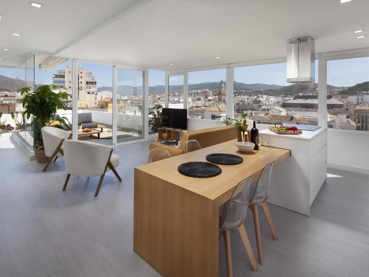 Inmalaga Penthouse Atarazanas Apartment Bagian luar foto